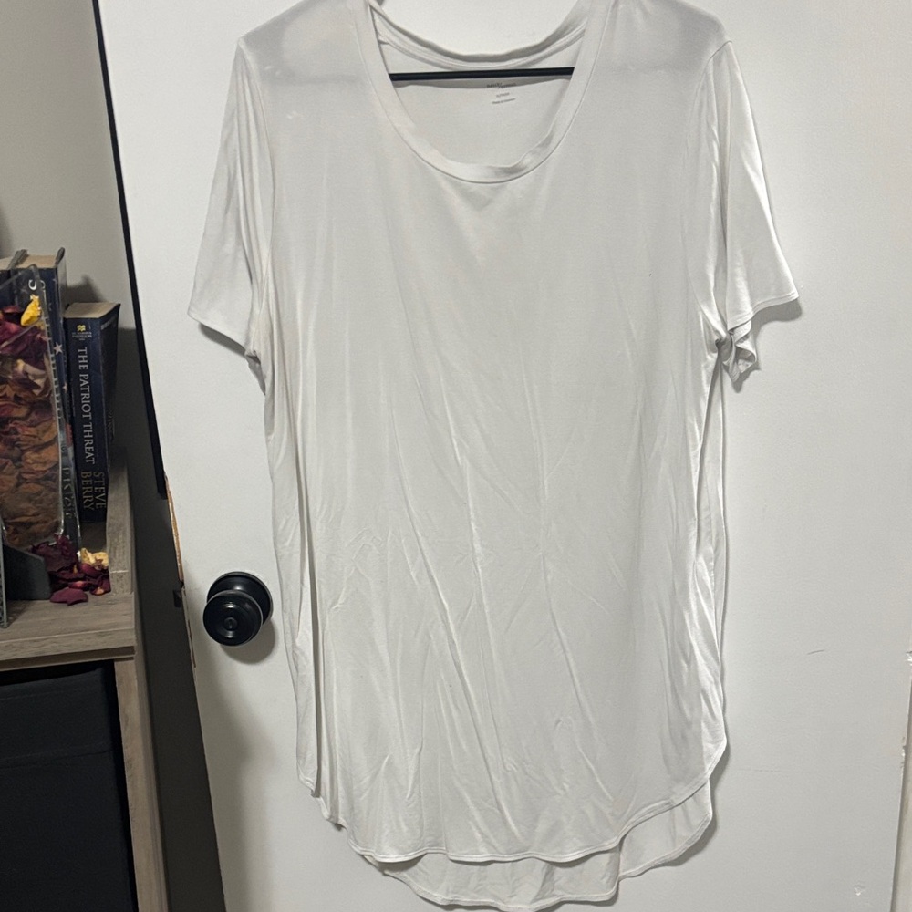 Daily Ritual Women's Cream Short Sleeve Tee